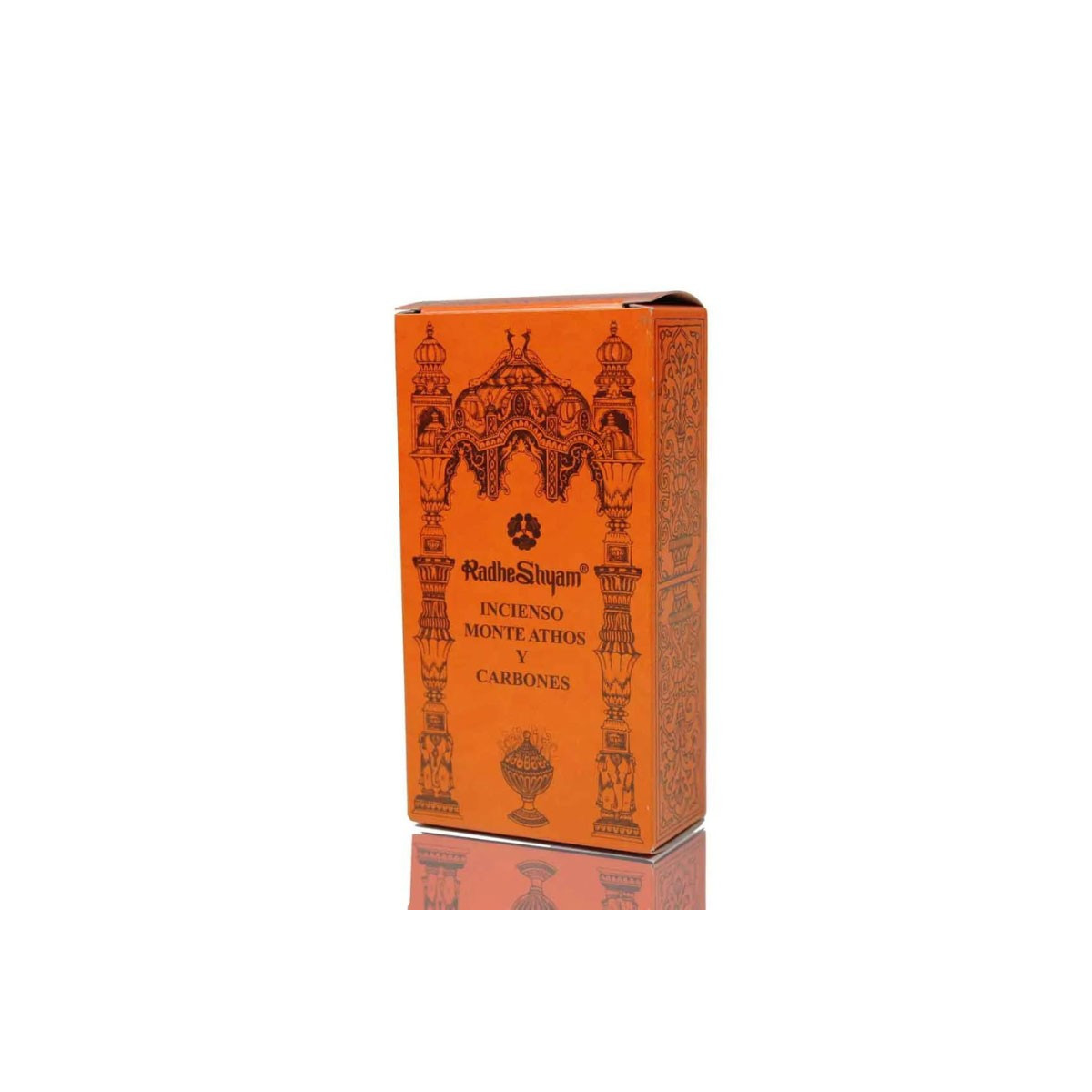 Incienso Monte Athos 50g y Carbones 10u Radhe shyam