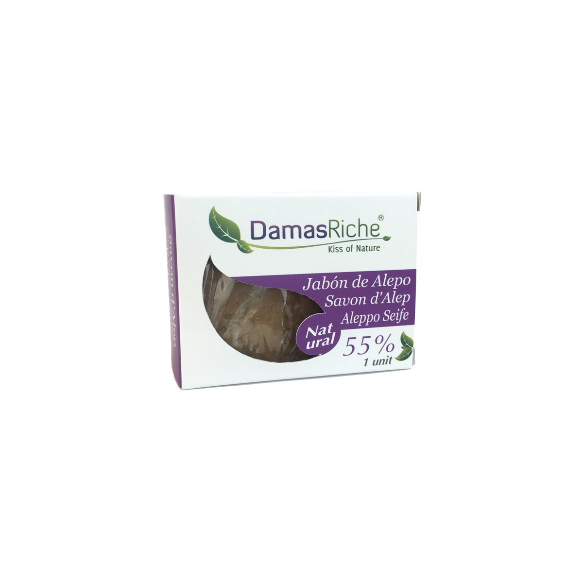 Jabon de Alepo 55% 200g Damasriche