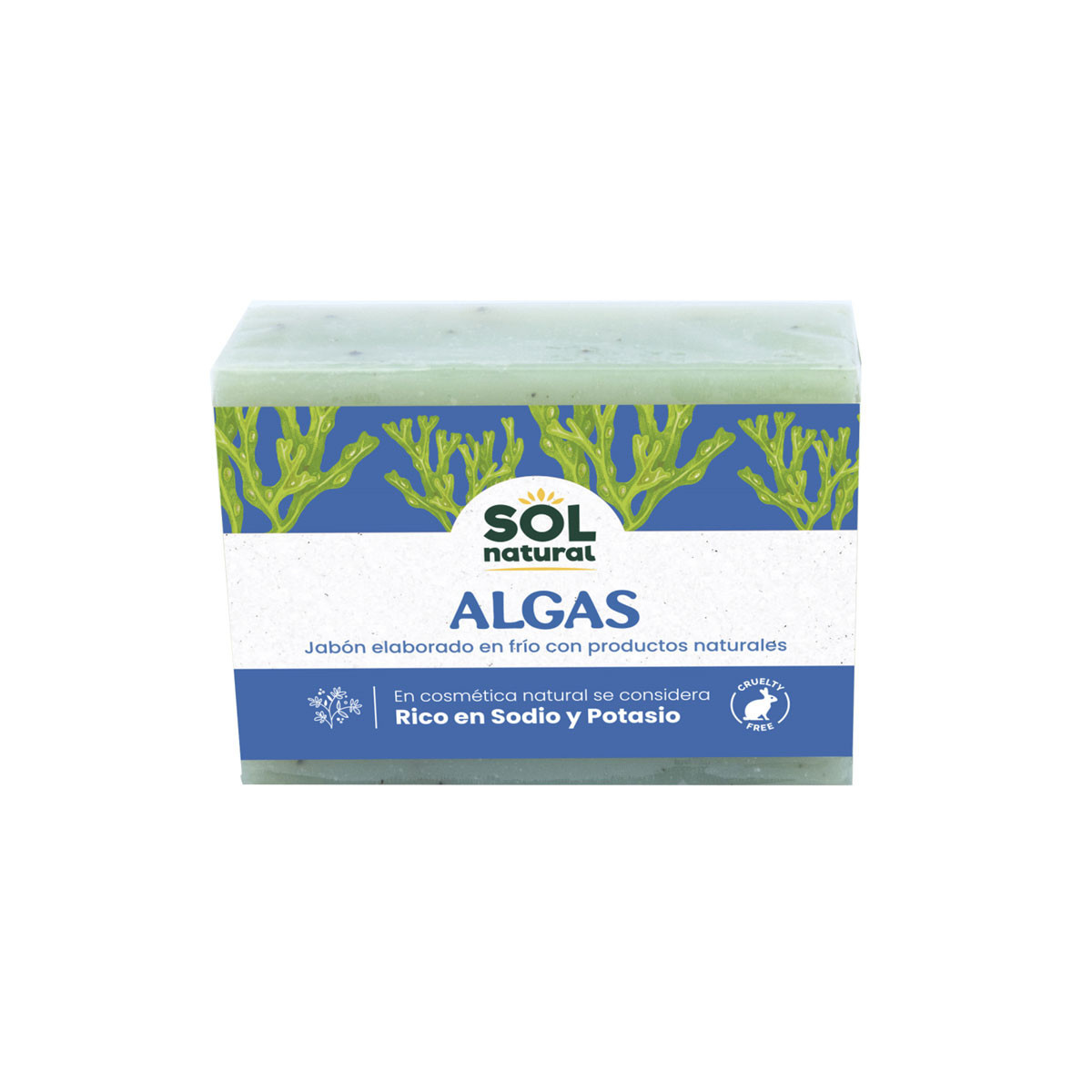 Jabon de algas 100 g Sol Natural