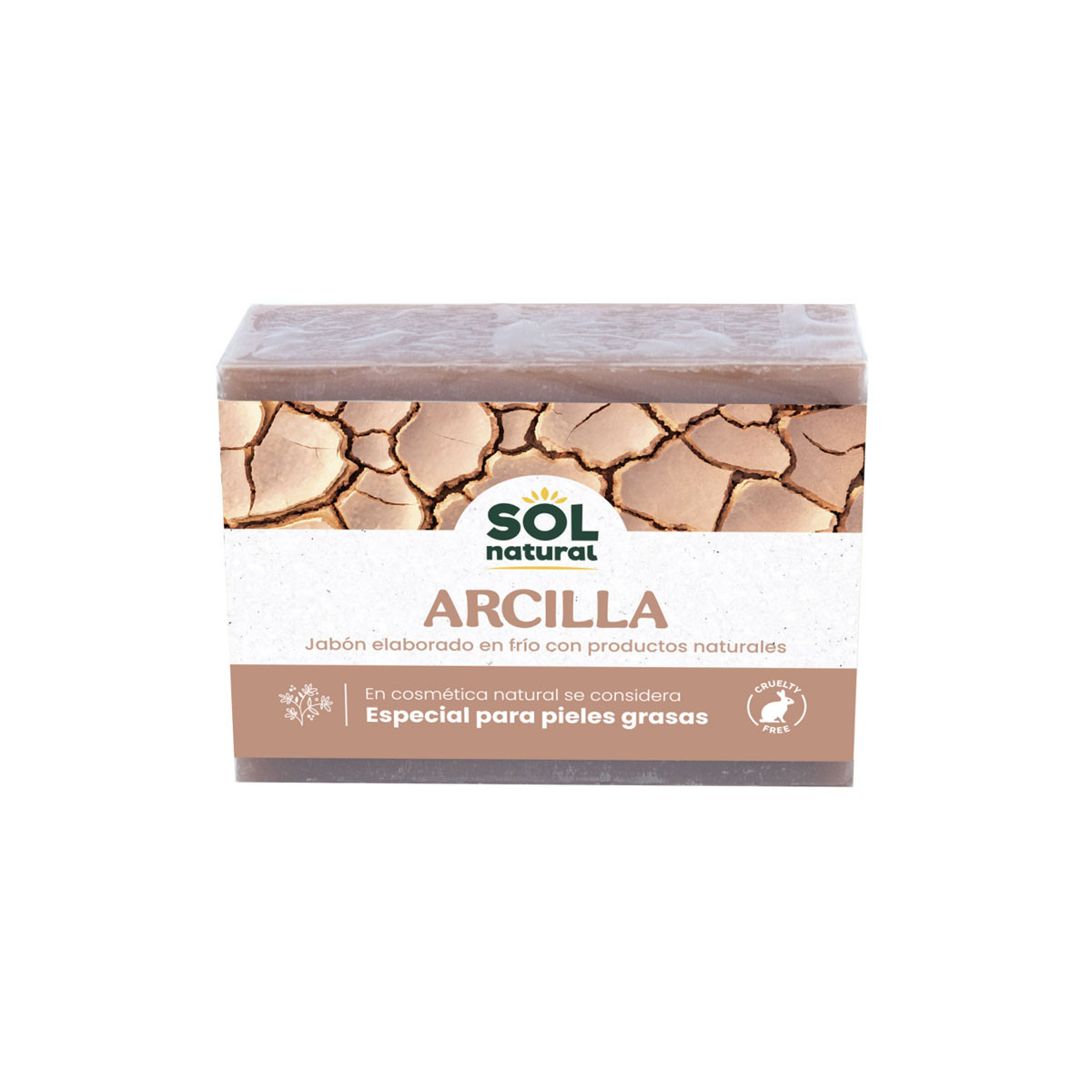 Jabon de arcilla 100 g Sol Natural