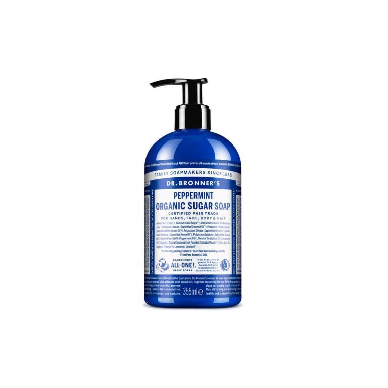 Jabon de Azucar Menta 355ml Dr. Bronner's