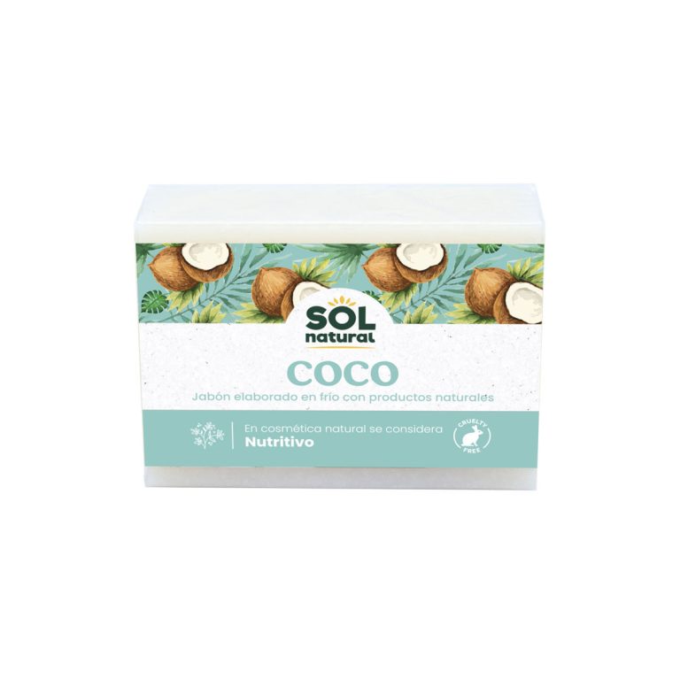 Jabon de coco 100 g Sol Natural