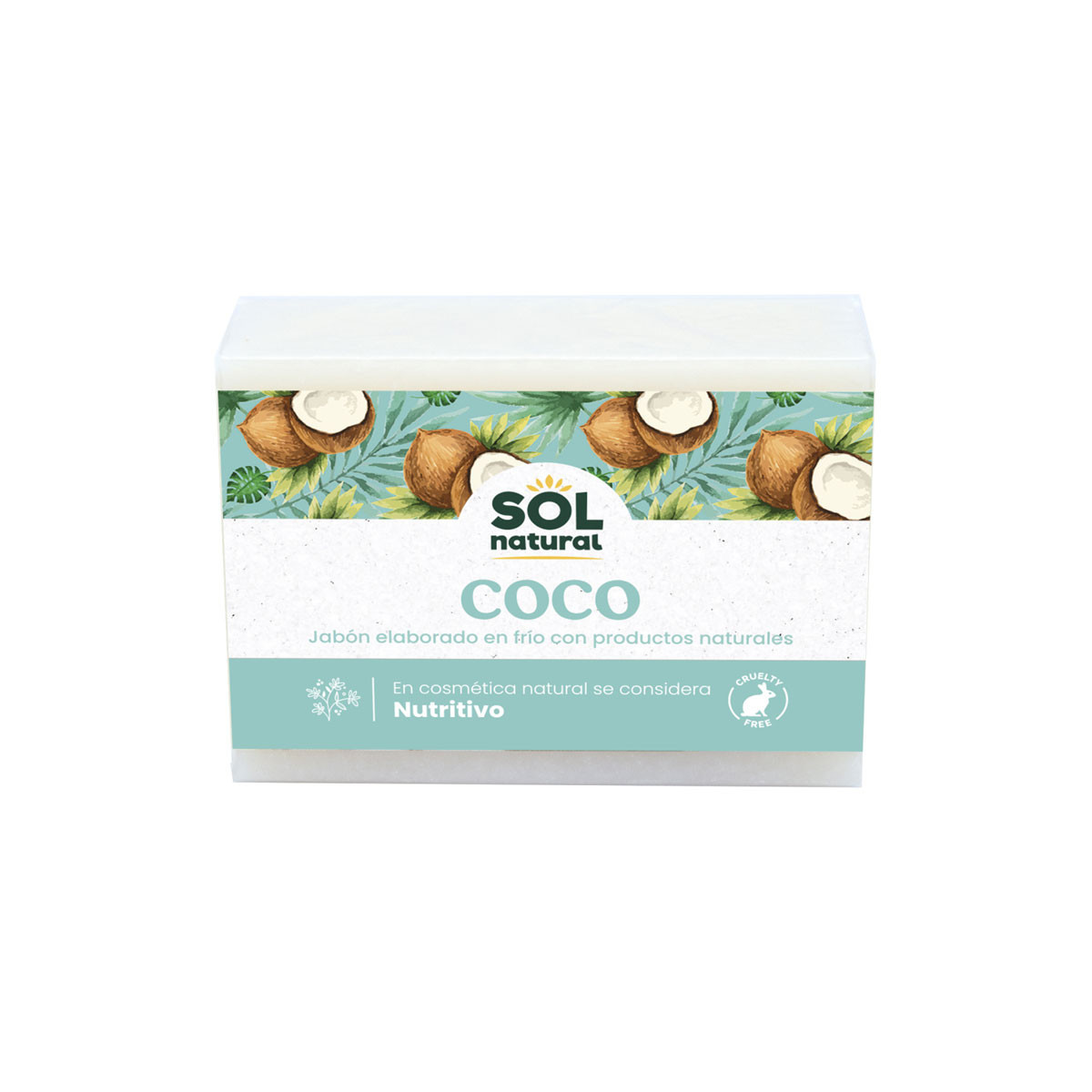 Jabon de coco 100 g Sol Natural