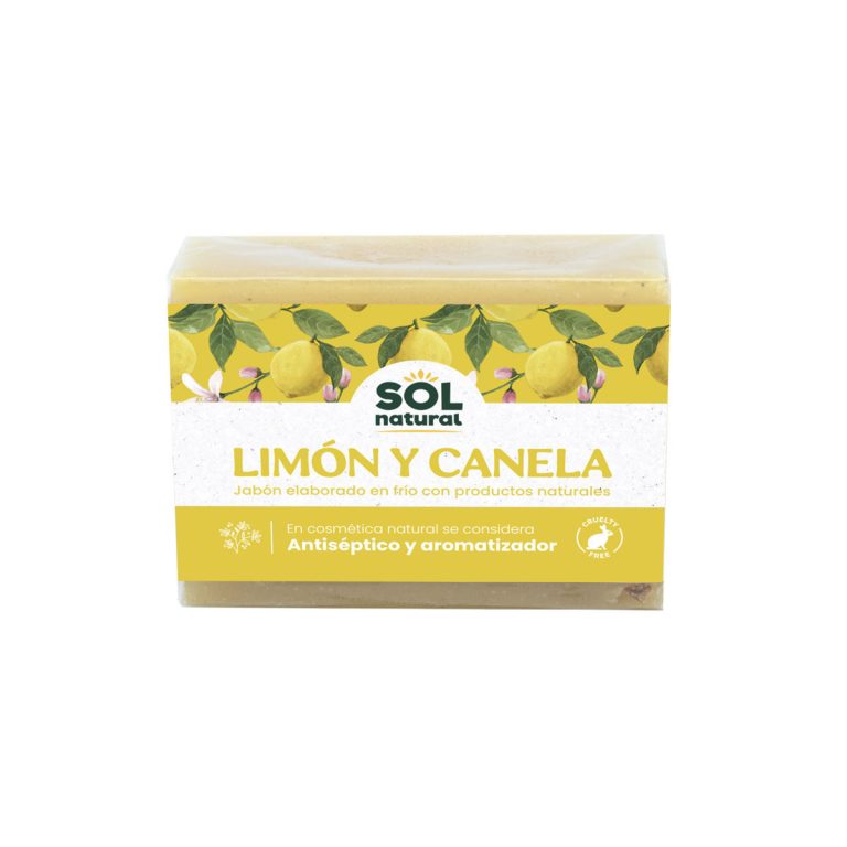 Jabon de limon y canela 100g Sol Natural