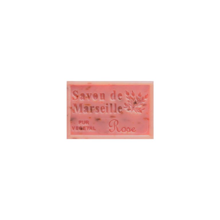 Jabon de marsella Petalos de Rosa 125g Savonnerie