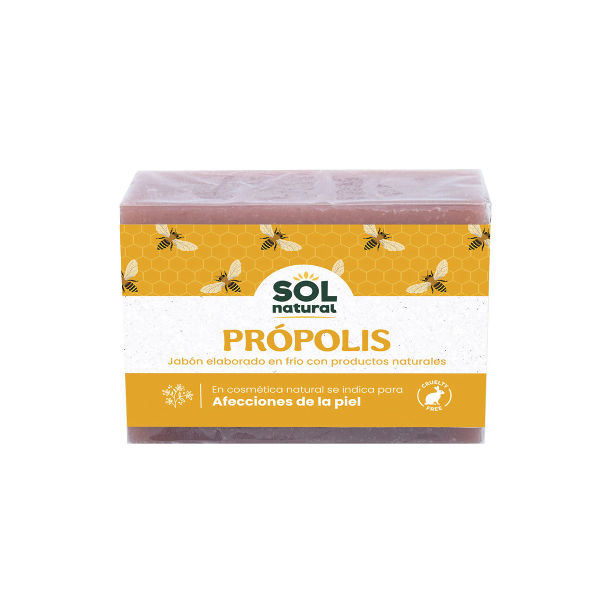Jabon de propolis 100 g Sol Natural