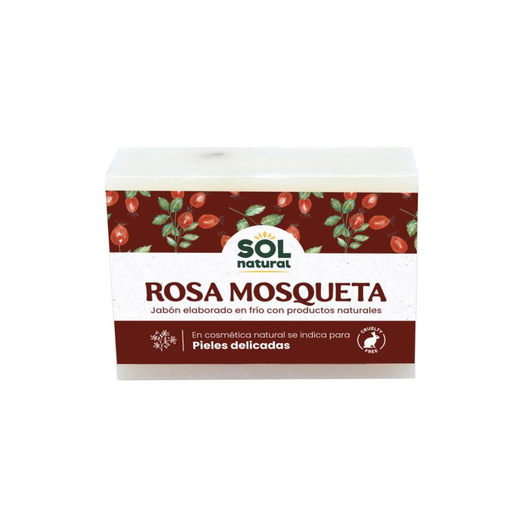 Jabon de rosa mosqueta 100g Sol Natural