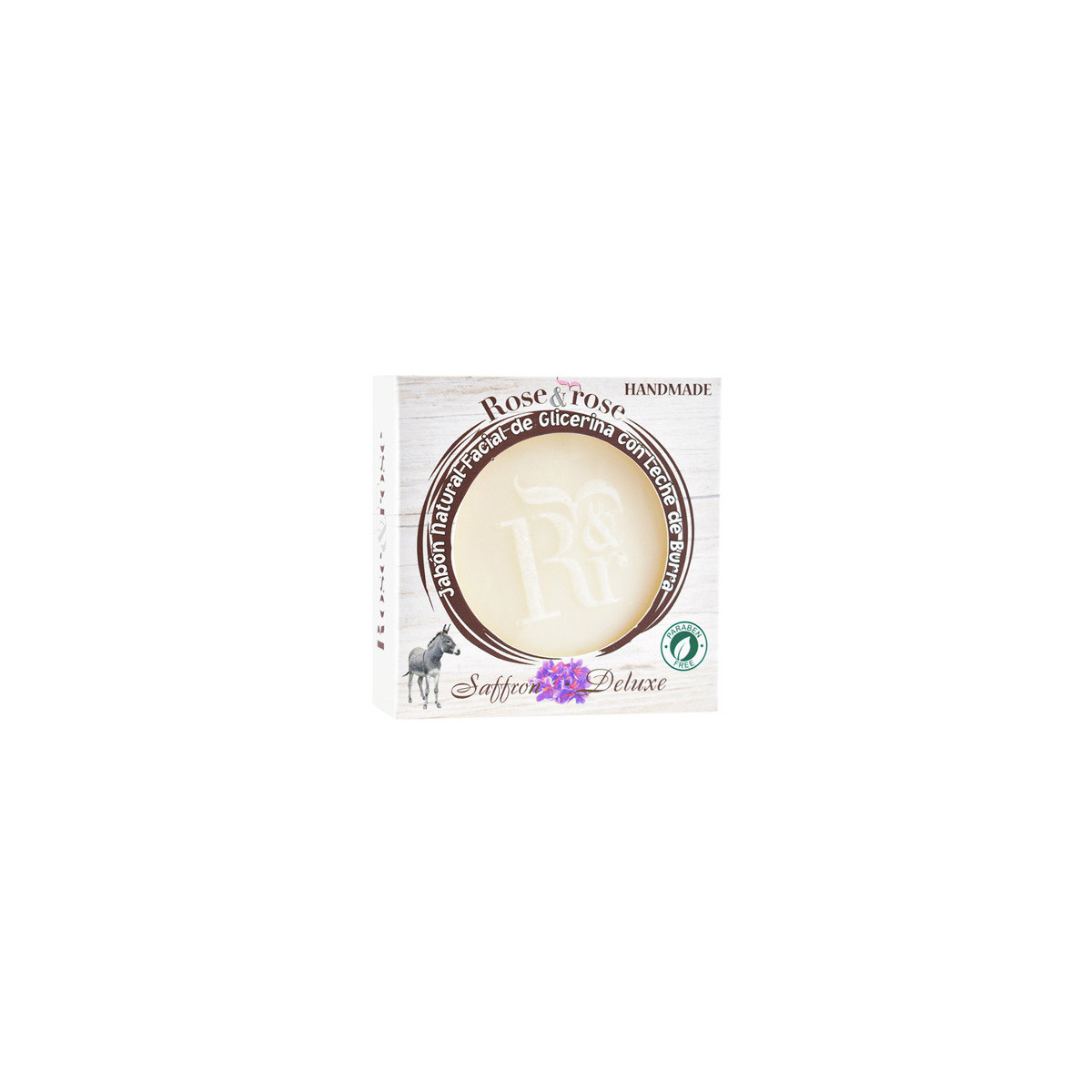 Jabon facial natural leche de Burra 70g Rose&Rose