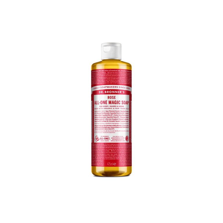 Jabon liquido rosas bio 475ml Dr. Bronner's