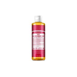 Jabon liquido rosas bio 240ml Dr. Bronner's