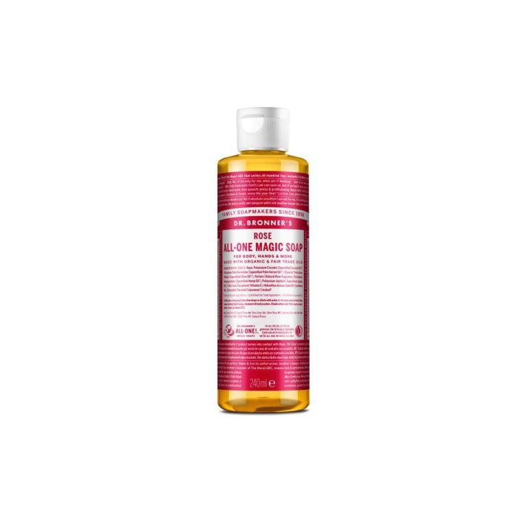 Jabon liquido rosas bio 240ml Dr. Bronner's