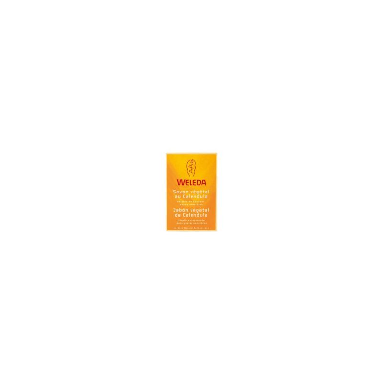 Jabon vegetal de calendula 100g Weleda