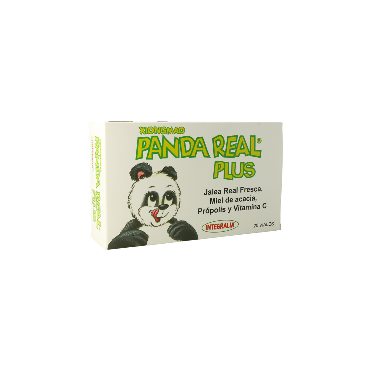 Jalea Xiongmao Panda Real Plus Infantil 20 vialesx10ml Integralia