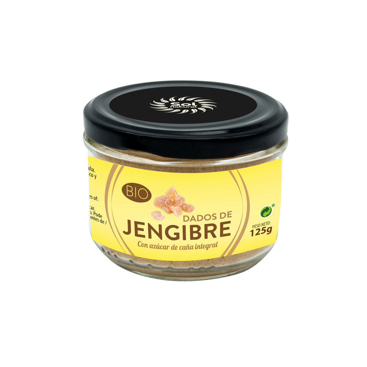 Jengibre en dados bio 125g Sol Natural