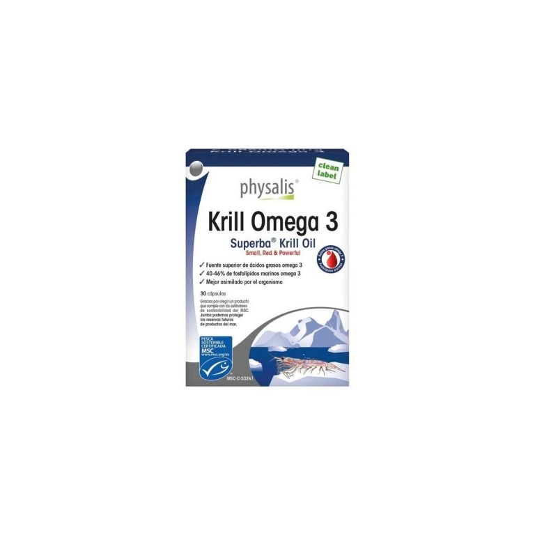 Krill omega 3 30 perlas Physalis