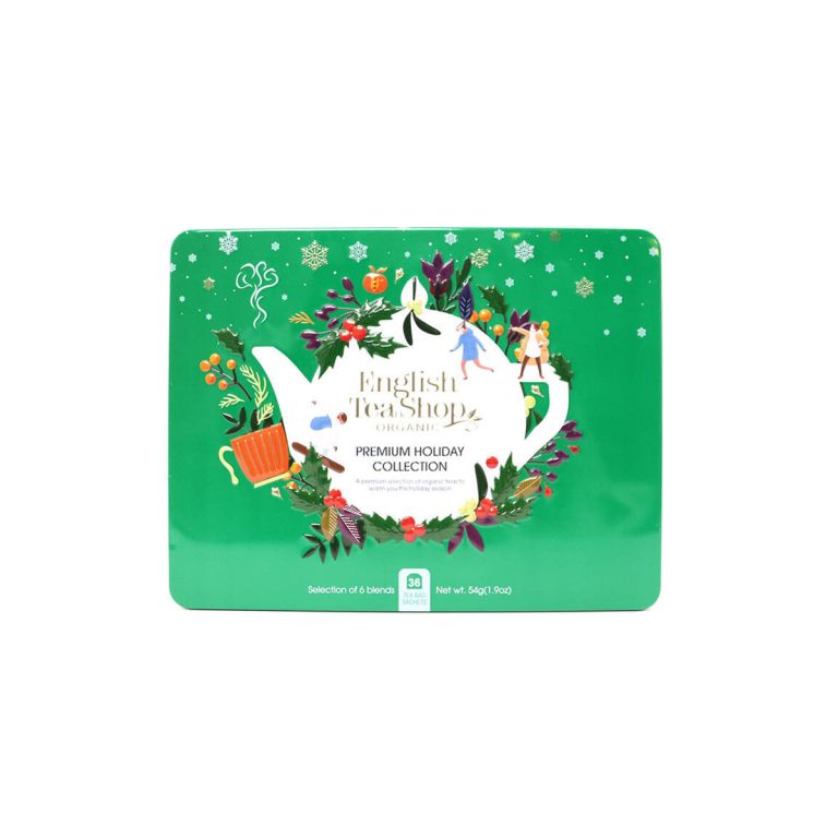 Lata Navidad Verde 36 filtros 54g English Tea Shop