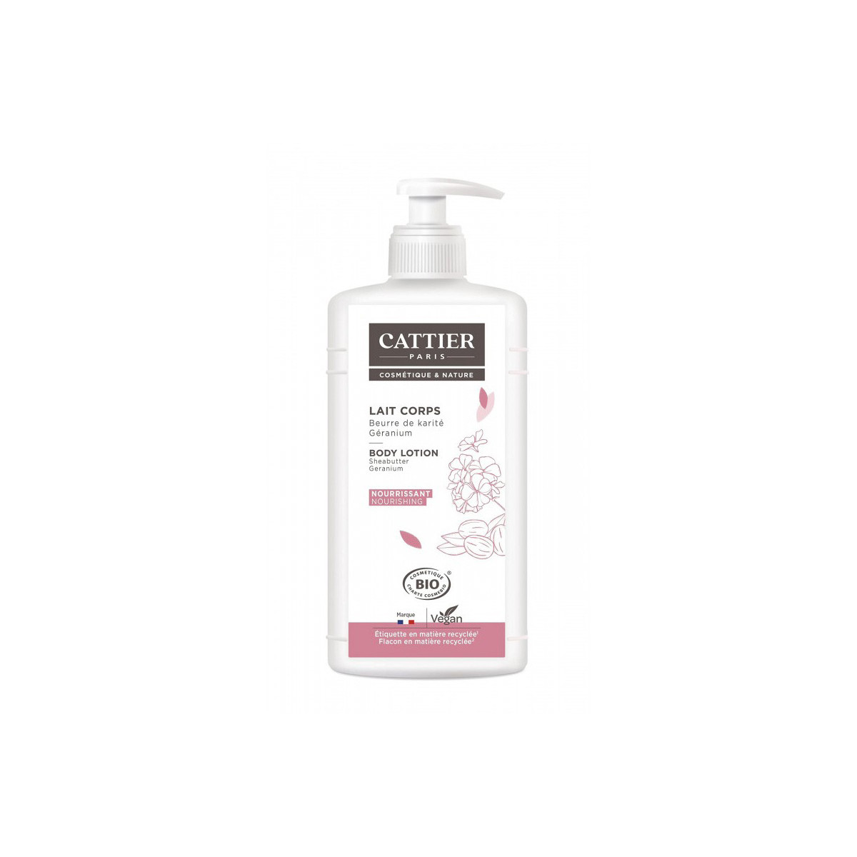 Leche Corporal Nutritiva con Manteca de Karite Bio 500ml Cattier