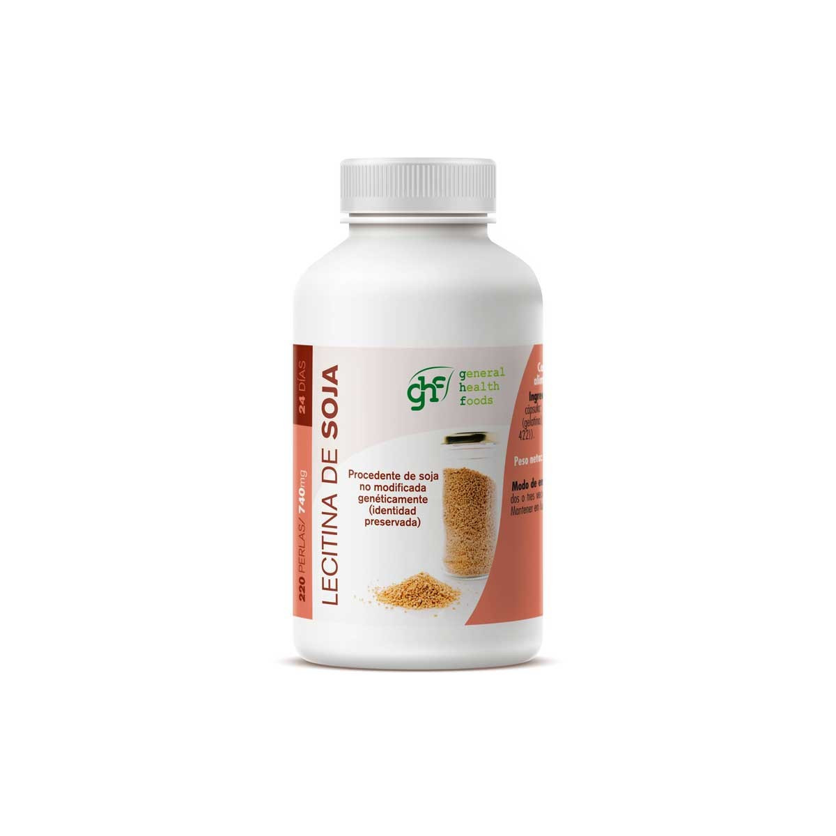 Lecitina de soja 740mg 220 perlas GHF