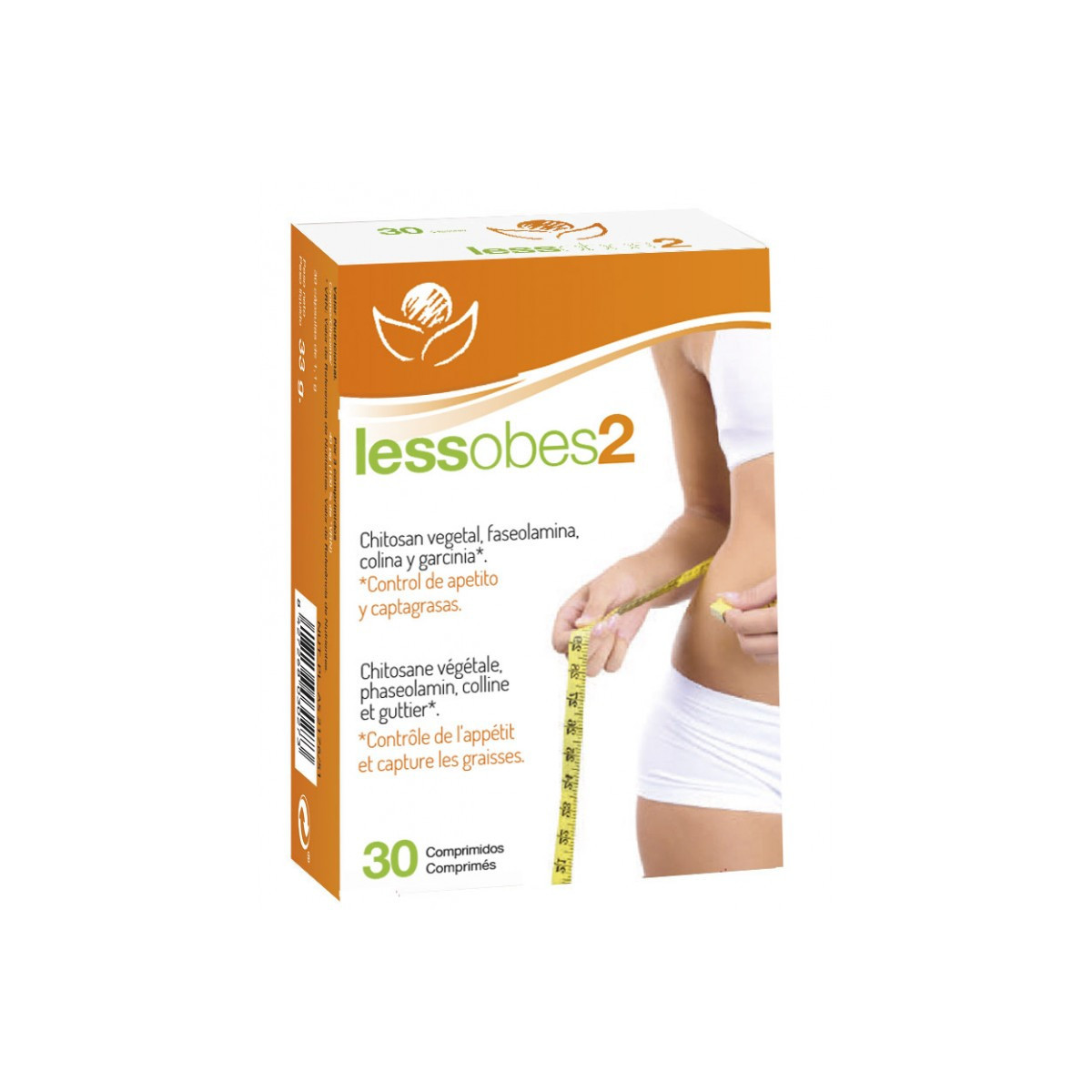Lessobes 2 Control Calorias 30 comprimidos Bioserum