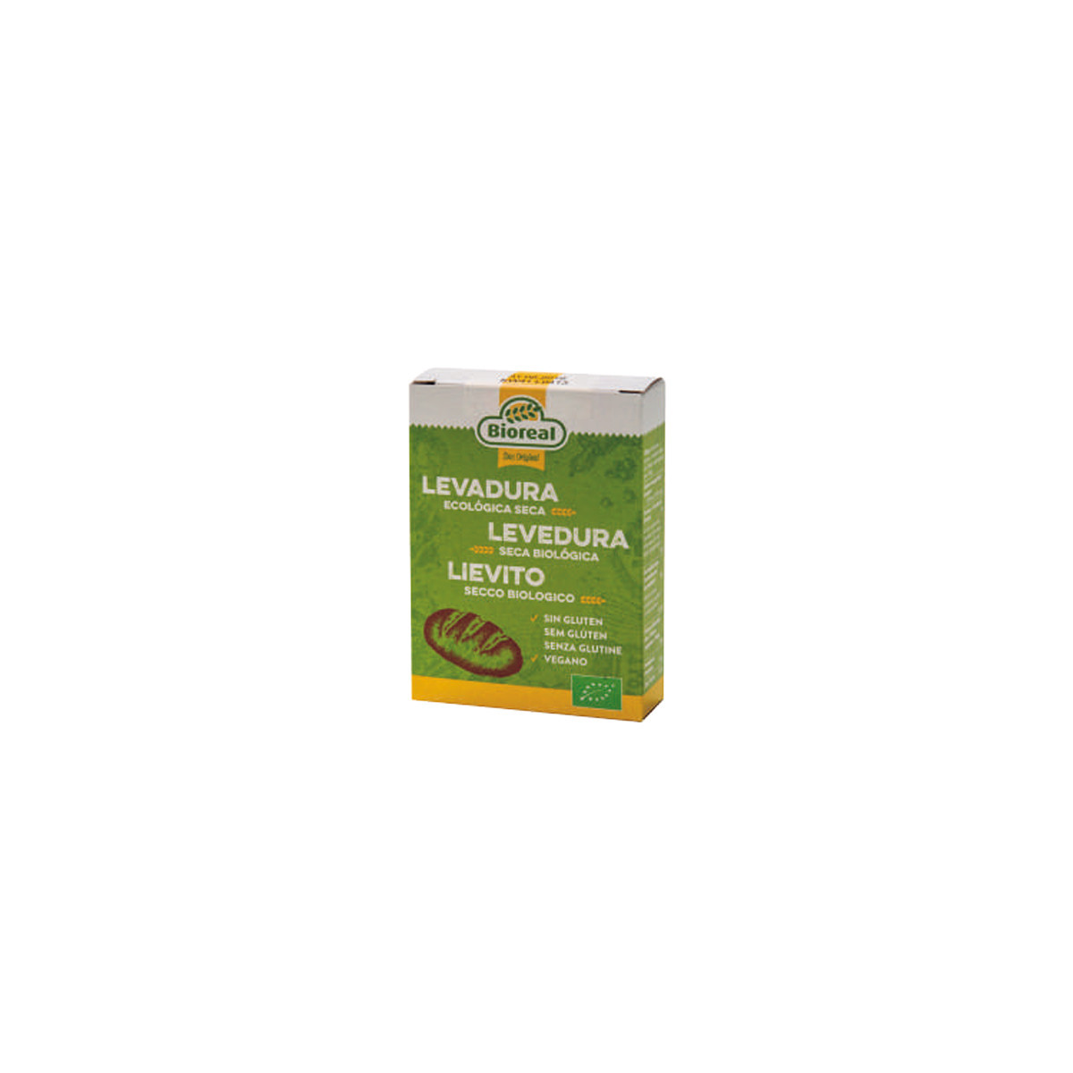 Levadura seca activa Sin Gluten Bio 5x9g Bioreal