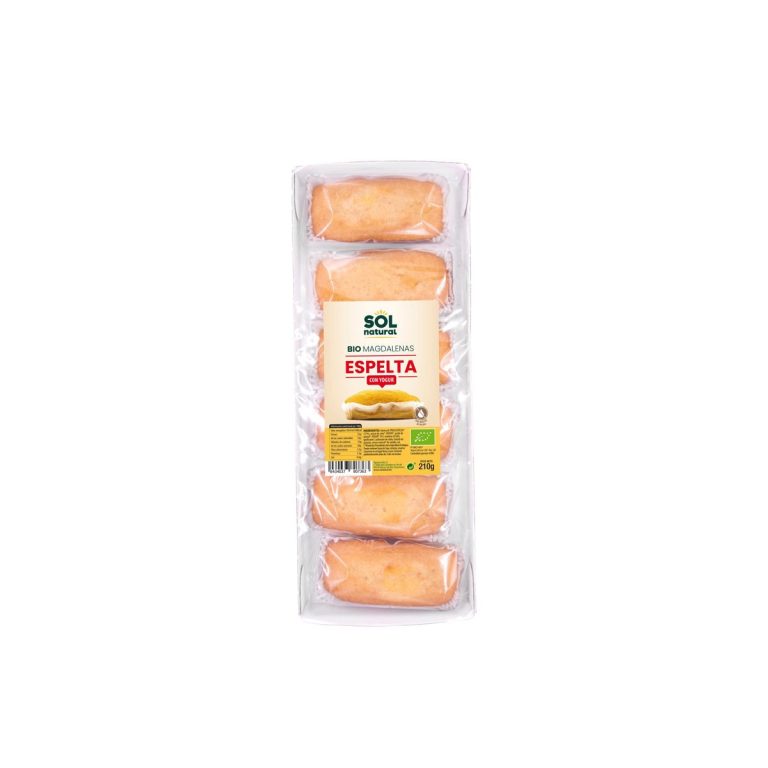 Magdalenas de Espelta con Yogur bio 210g Sol Natural