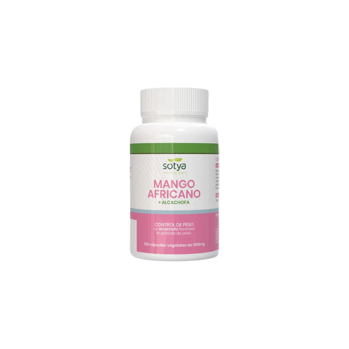 Mango africano + Alcachofa 560mg 120 capsulas Sotya