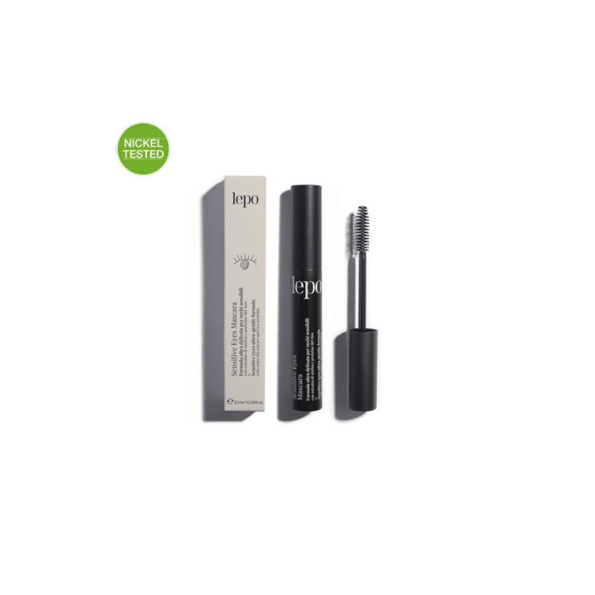 Mascara Ojos Sensibles Negro 10ml Lepo