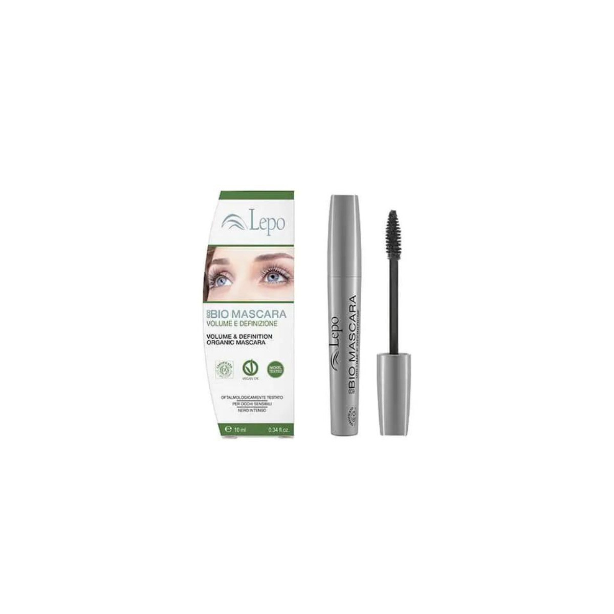 Mascara pestañas volumen y definicion 10 ml Bio Lepo