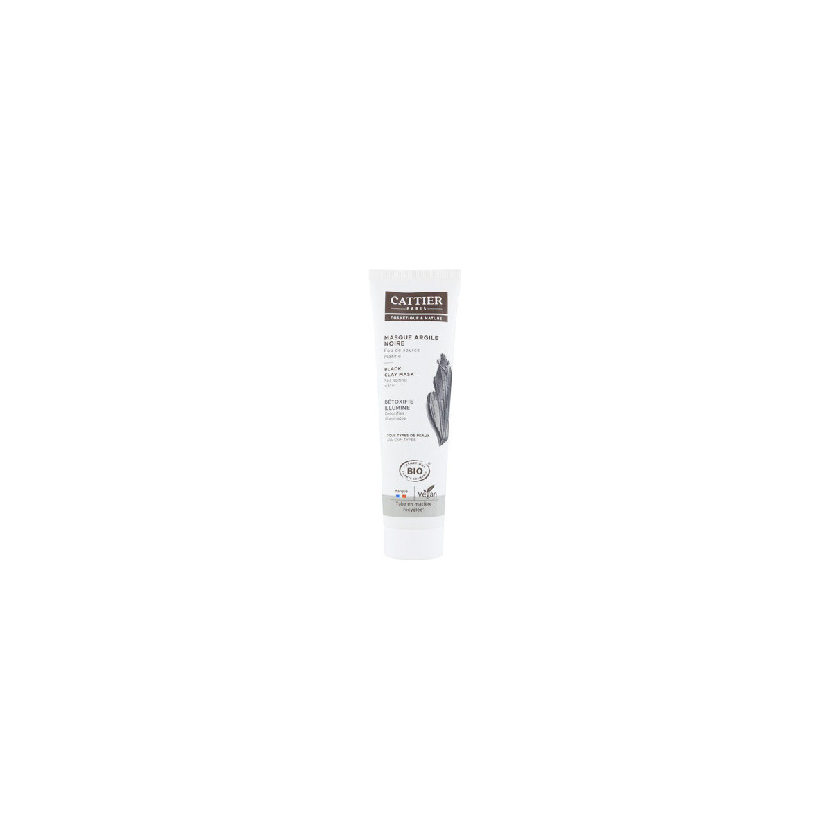 Mascarilla Arcilla Negra (todo tipo pieles) 100ml Cattier
