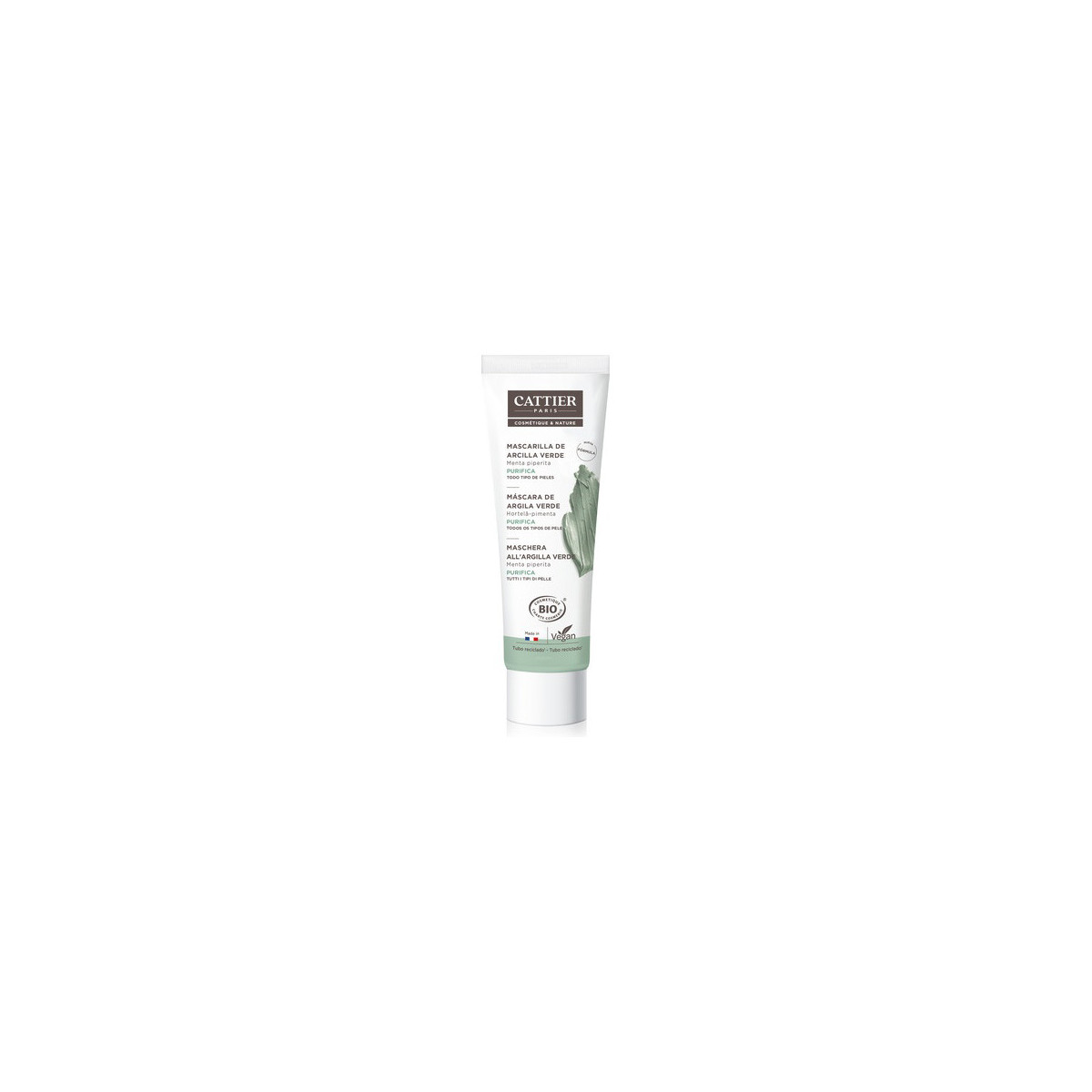 Mascarilla Arcilla Verde (Piel grasa) 100ml Cattier