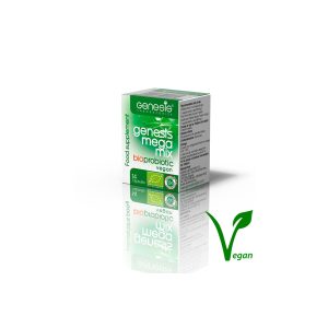 Mega Mix probiótico vegano 14 capsulas Genesis