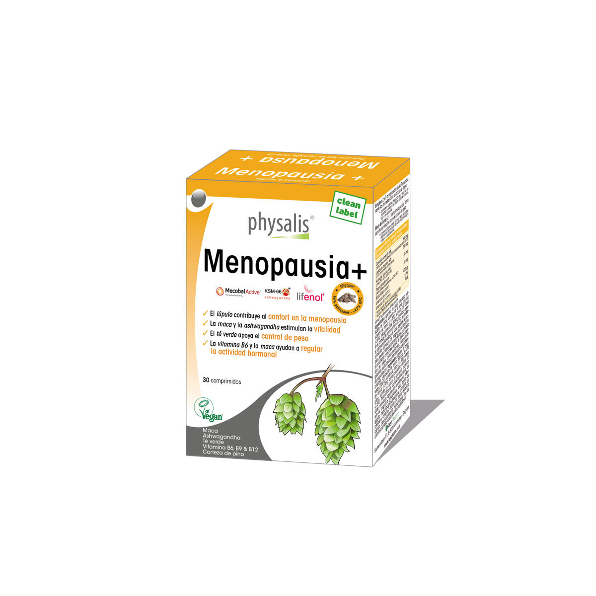 Menopausia+ 30 comprimidos Physalis