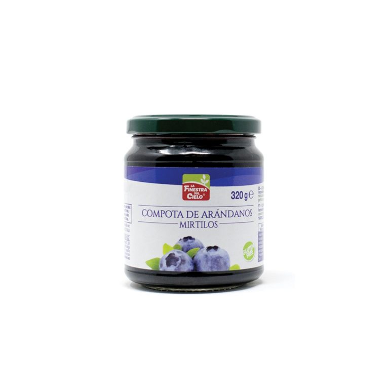 Compota de arandanos bio 320g La Finestra