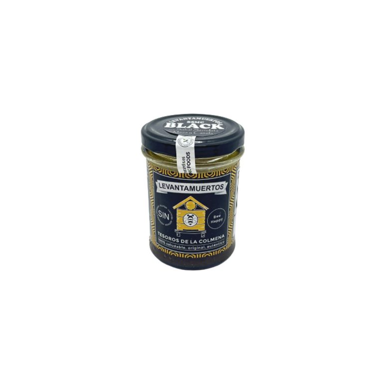 Miel Levantamuertos Black (con Canela, maca, sabal serrulata) BIO 200g El Matorral