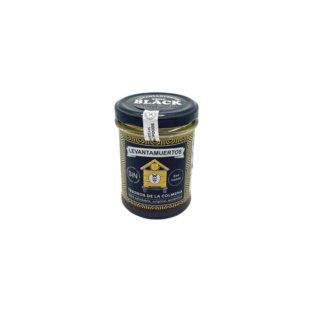 Miel Levantamuertos Black (con Canela, maca, sabal serrulata) BIO 200g El Matorral