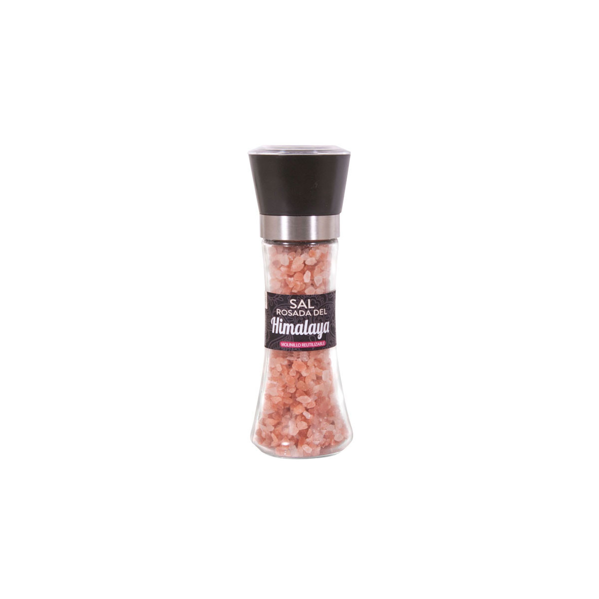 Molinillo de sal rosa del himalaya 200 g Sol Natural