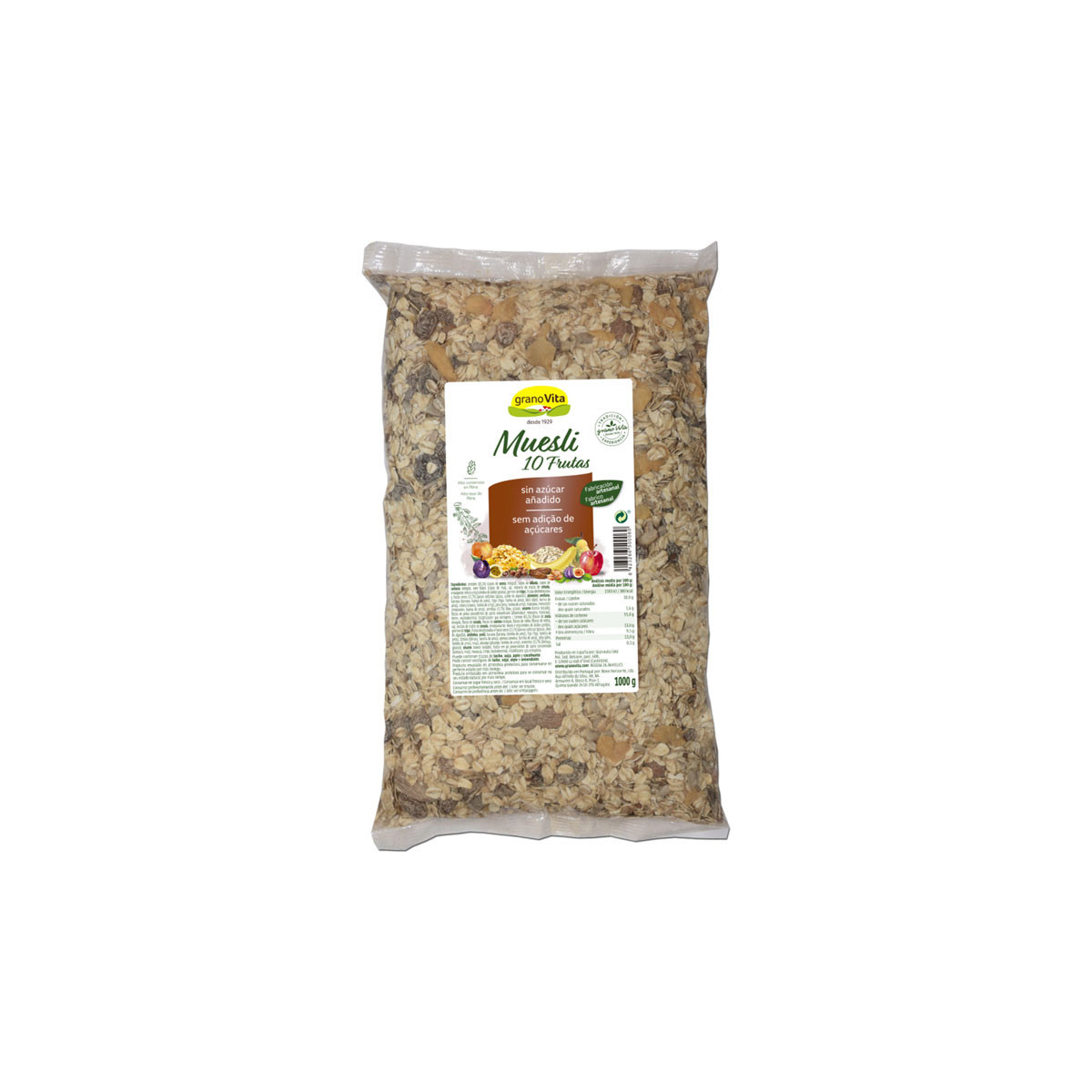 Muesli 10 Frutas 1kg Granovita