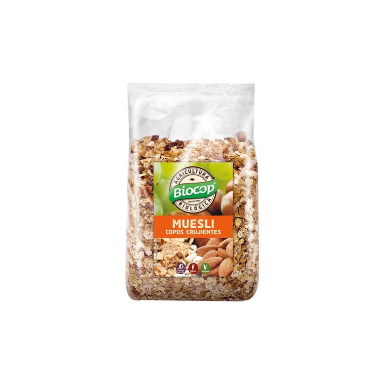 Muesli en copos crujientes bio 1kg Biocop