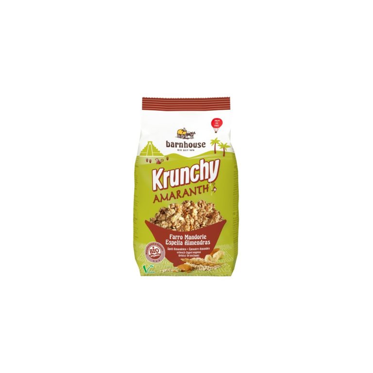 Muesli Krunchy amaranto espelta-almendras 375g Barnhouse