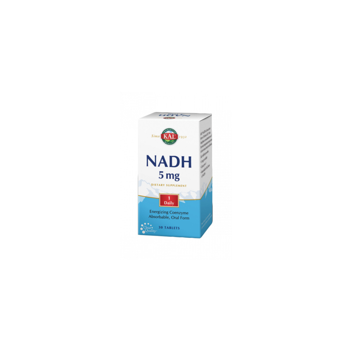 NADH 5 mg 30 comprimidos KAL