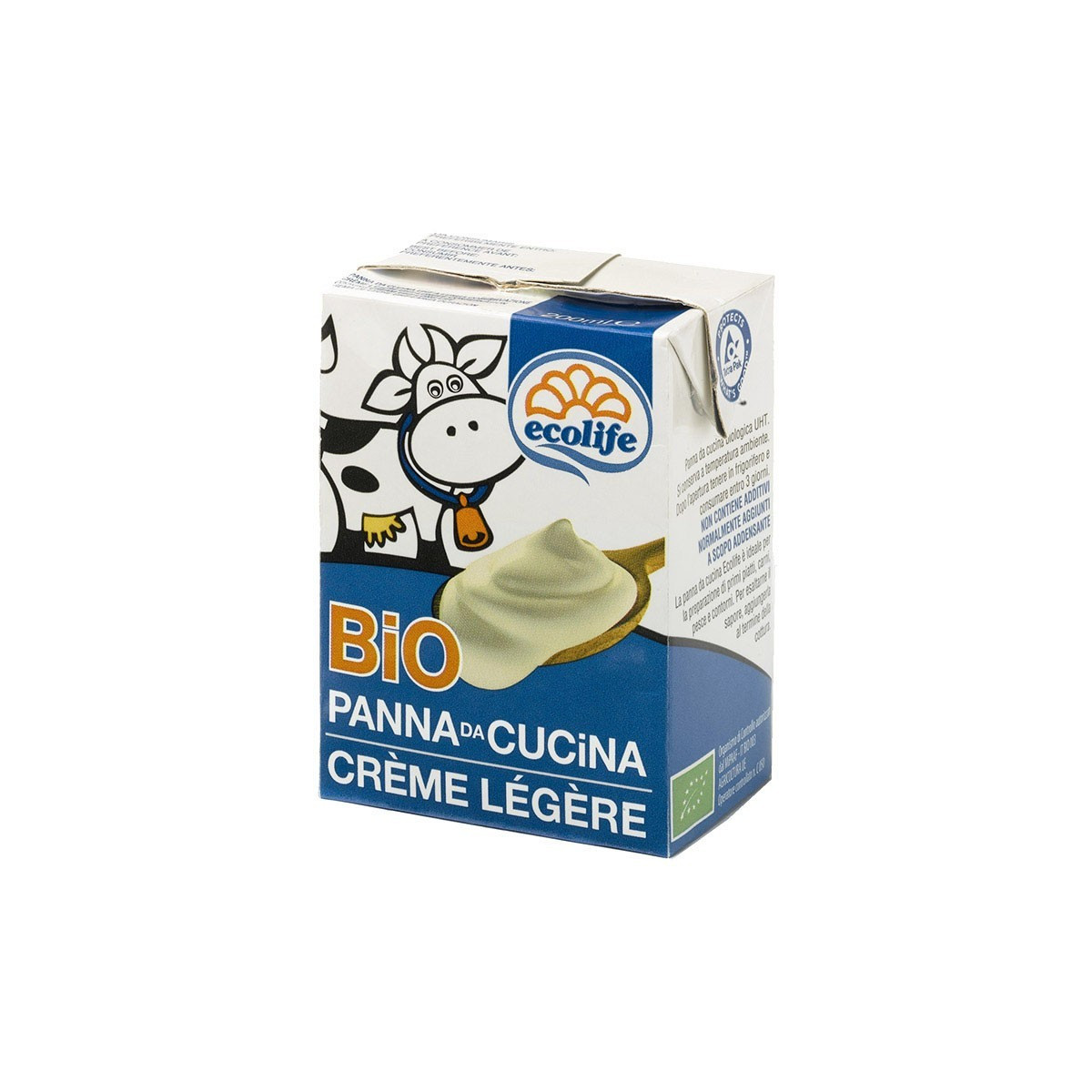 Nata para cocinar UHT Bio 200ml Ecolife