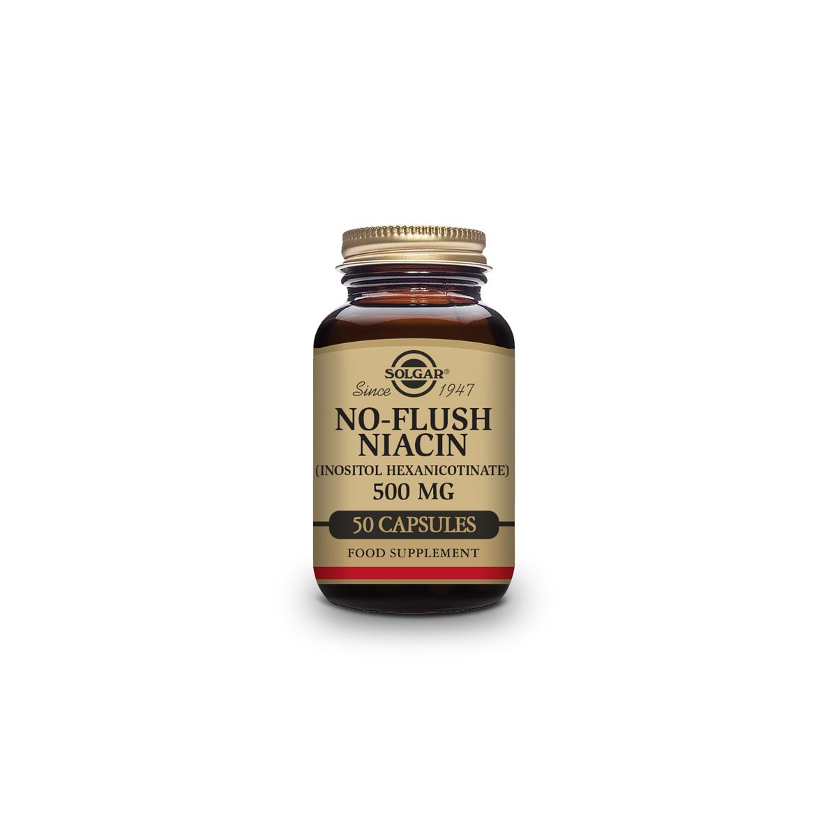 Niacina no ruborizante Vit. B3 500mg 50 vcaps Solgar