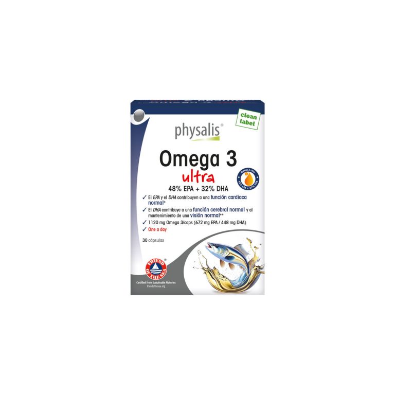 Omega 3 Ultra (48%) EPA + (32%) DHA 30 capsulas Physalis