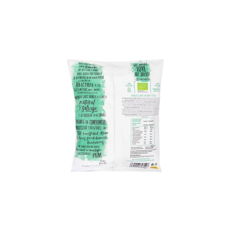 Palomitas Chocolate & Salt Bio 30g Anaconda