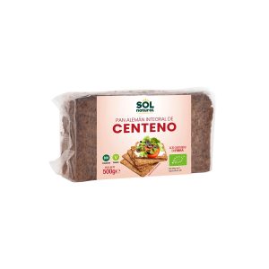 Pan aleman centeno integral bio 500g Sol natural