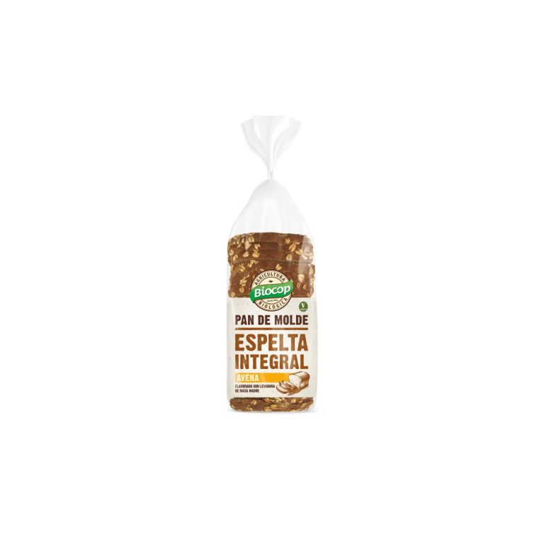 Pan molde espelta integral avena 400g Biocop