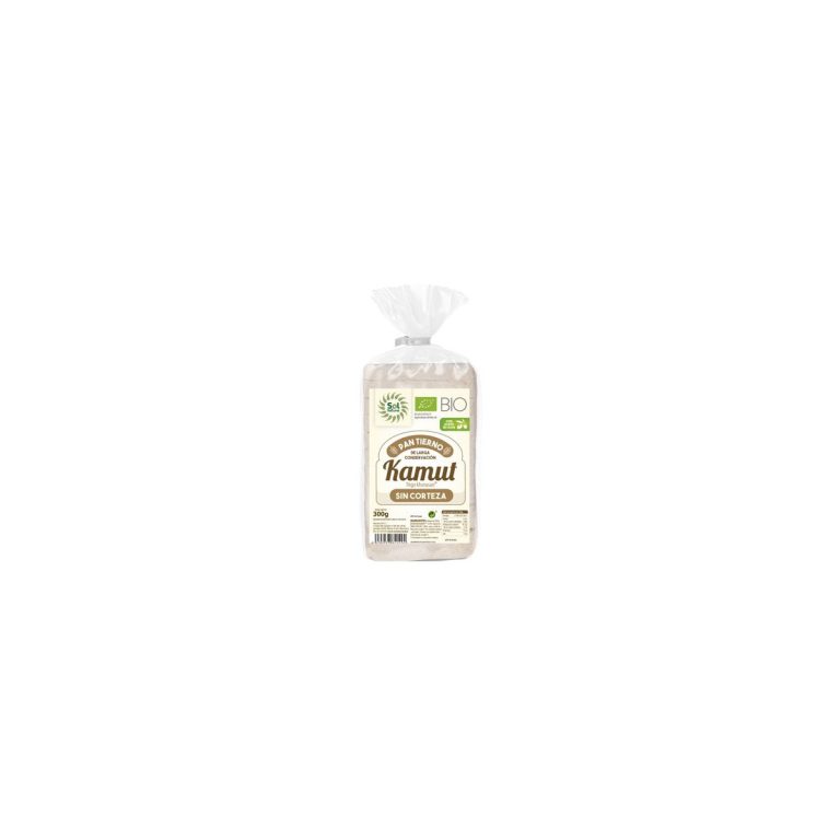 Pan tierno de kamut sin corteza Bio 300g Sol Natural