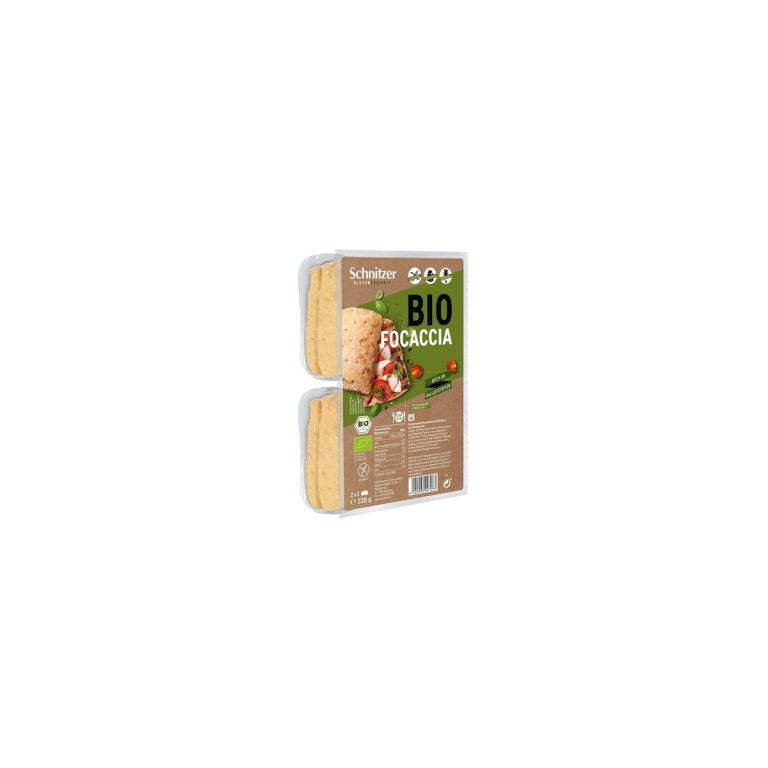 Panecillos focaccia sin gluten Bio 220g Schnitzer