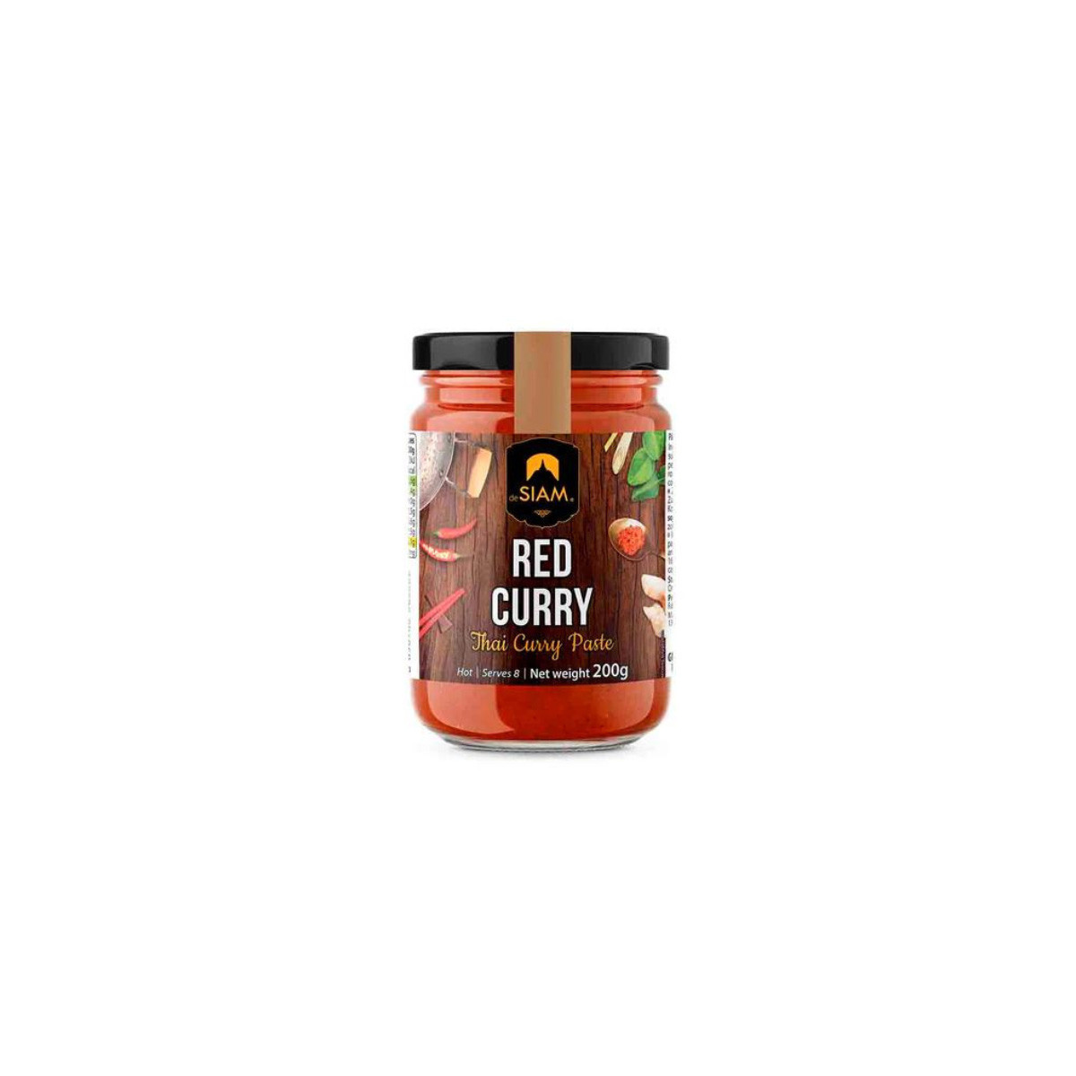 Pasta curry rojo Frasco 200g deSIAM