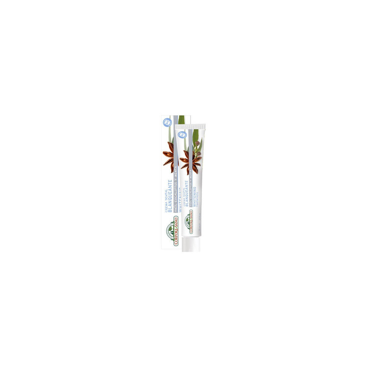 Dentifrico blanqueante Anis, Eucalipto y menta 75ml Corpore Sano
